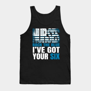 Nurses Back The Blue I Have Got Your Six, America Flag Nurse, America Nurse, Nursing Tee Tank Top